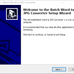 Batch Word to JPG Converter Pro 1.4.3